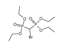 tetraethyl α-bromomethylenediphosphonate Structure
