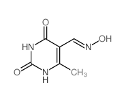 5-Pyrimidinecarboxaldehyde,1,2,3,4-tetrahydro-6-methyl-2,4-dioxo-, 5-oxime picture