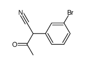 2-(3-bromo-phenyl)-acetoacetonitrile结构式