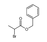 2-Bromopropionic Acid Benzyl Ester Structure