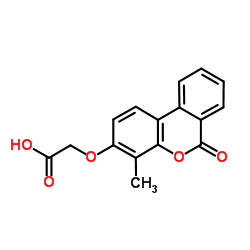 [(4-Methyl-6-oxo-6H-benzo[c]chromen-3-yl)oxy]acetic acid Structure