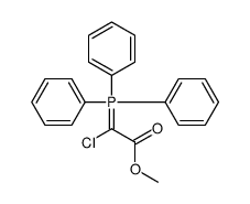 METHYL 2-CHLORO-2-(TRIPHENYLPHOSPHORANYLIDENE)ACETATE picture