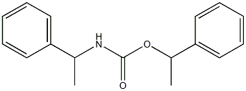 (α-Methylbenzyl)carbamic acid α-methylbenzyl ester Structure