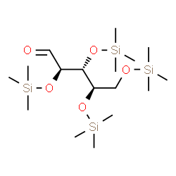 2-O,3-O,4-O,5-O-Tetrakis(trimethylsilyl)-D-ribose Structure