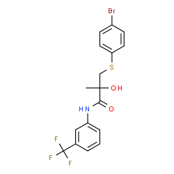 (R)-3-(4-BROMOPHENYLTHIO)-2-HYDROXY-2-METHYL-N-[3-(TRIFLUOROMETHYL)PHENYL]PROPANAMIDE picture