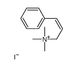 trimethyl-[(E)-3-phenylprop-2-enyl]azanium,iodide结构式