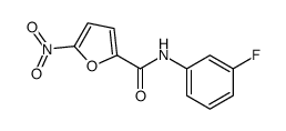 2-Furancarboxamide,N-(3-fluorophenyl)-5-nitro-(9CI) Structure