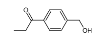 1-[4-(hydroxymethyl)phenyl]propan-1-one结构式