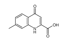 2-Quinolinecarboxylicacid,4-hydroxy-7-methyl-(9CI) Structure