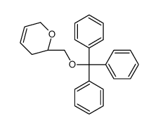 (2S)-2-(trityloxymethyl)-3,6-dihydro-2H-pyran结构式