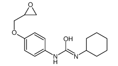 N-Cyclohexyl-N'-[4-(2,3-epoxypropoxy)phenyl]urea Structure