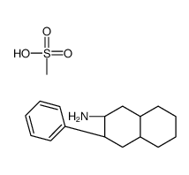 (+-)-2(a)-Amino-3(e)-phenyl-trans-decalin methanesulfonate Structure