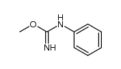 O-methyl-N-phenyl-isourea Structure