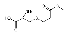 (2R)-2-amino-3-(3-ethoxy-3-oxopropyl)sulfanylpropanoic acid结构式