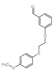 3-[2-(4-methoxyphenoxy)ethoxy]benzaldehyde结构式