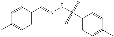 4-methyl-N'-[(1E)-(4-methylphenyl)methylidene]benzene-1-sulfonohydrazide Structure