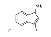 1-amino-3-methylbenzimidazolium iodide结构式
