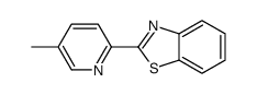 2-(5-methylpyridin-2-yl)-1,3-benzothiazole Structure
