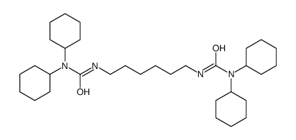 1,1-dicyclohexyl-3-[6-(dicyclohexylcarbamoylamino)hexyl]urea结构式