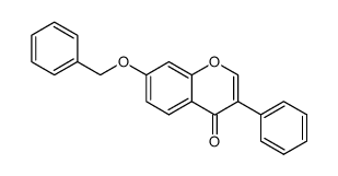 7-benzyloxy-3-phenyl-chromen-4-one Structure