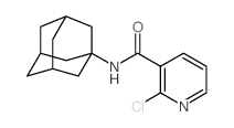 N-Adamantan-1-yl-2-chloro-nicotinamide结构式