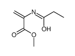 methyl 2-(propanoylamino)prop-2-enoate结构式