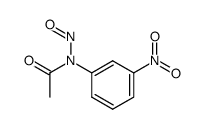 acetic acid-(3-nitro-N-nitroso-anilide)结构式