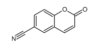 2-oxo-2H-chromene-6-carbonitrile结构式