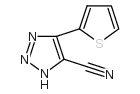 5-THIOPHEN-2-YL-3H-[1,2,3]TRIAZOLE-4-CARBONITRILE Structure