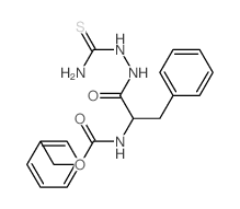 benzyl N-[1-[(carbamothioylamino)carbamoyl]-2-phenyl-ethyl]carbamate结构式