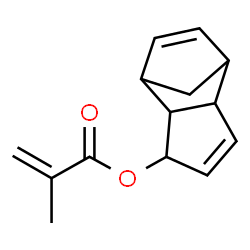 3a,4,7,7a-tetrahydro-4,7-methano-1H-indenyl methacrylate结构式