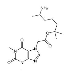 HeptaminolAcefyllin structure