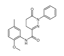 N-(2-methoxy-5-methylphenyl)-6-oxo-1-phenyl-4,5-dihydropyridazine-3-carboxamide Structure