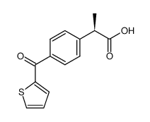 (R)-(thien-2-ylcarbonyl)propionic acid结构式