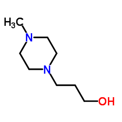 3-(4-Methylpiperazin-1-yl)propan-1-ol Structure