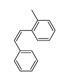 1-methyl-2[(1Z)-2-phenylethenyl]benzene结构式