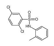 2,5-Dichloro-N-(2-methylphenyl)benzenesulfonamide结构式