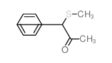 1-methylsulfanyl-1-phenyl-propan-2-one Structure