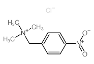 Benzenemethanaminium,N,N,N-trimethyl-4-nitro-, chloride (1:1) Structure