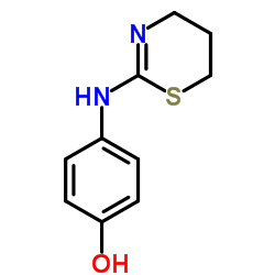 4-(5,6-DIHYDRO-4H-[1,3]THIAZIN-2-YLAMINO)-PHENOL结构式