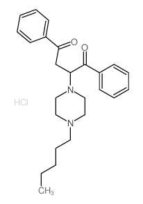 2-(4-pentylpiperazin-1-yl)-1,4-diphenyl-butane-1,4-dione structure