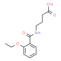 4-[(2-Ethoxybenzoyl)amino]butanoic acid structure