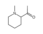 Ethanone, 1-(1-methyl-2-piperidinyl)- (9CI) Structure