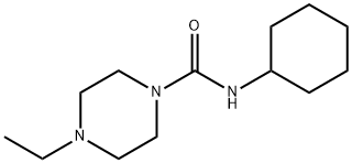 N-cyclohexyl-4-ethylpiperazine-1-carboxamide Structure