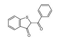 2-benzoylbenzo[b]thiophen-3(2H)-one Structure