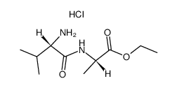 L-valine-L-alanine ethyl ester hydrochloride结构式