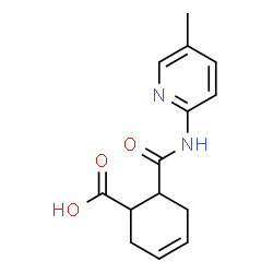 3-Cyclohexene-1-carboxylicacid,6-[[(5-methyl-2-pyridinyl)amino]carbonyl]-结构式