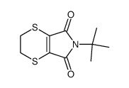 6-tert-butyl-2,3-dihydro-[1,4]dithiino[2,3-c]pyrrole-5,7-dione Structure