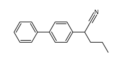 2-biphenyl-4-yl-valeronitrile Structure