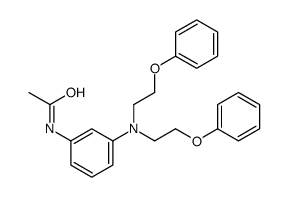 N-[3-[bis(2-phenoxyethyl)amino]phenyl]acetamide结构式